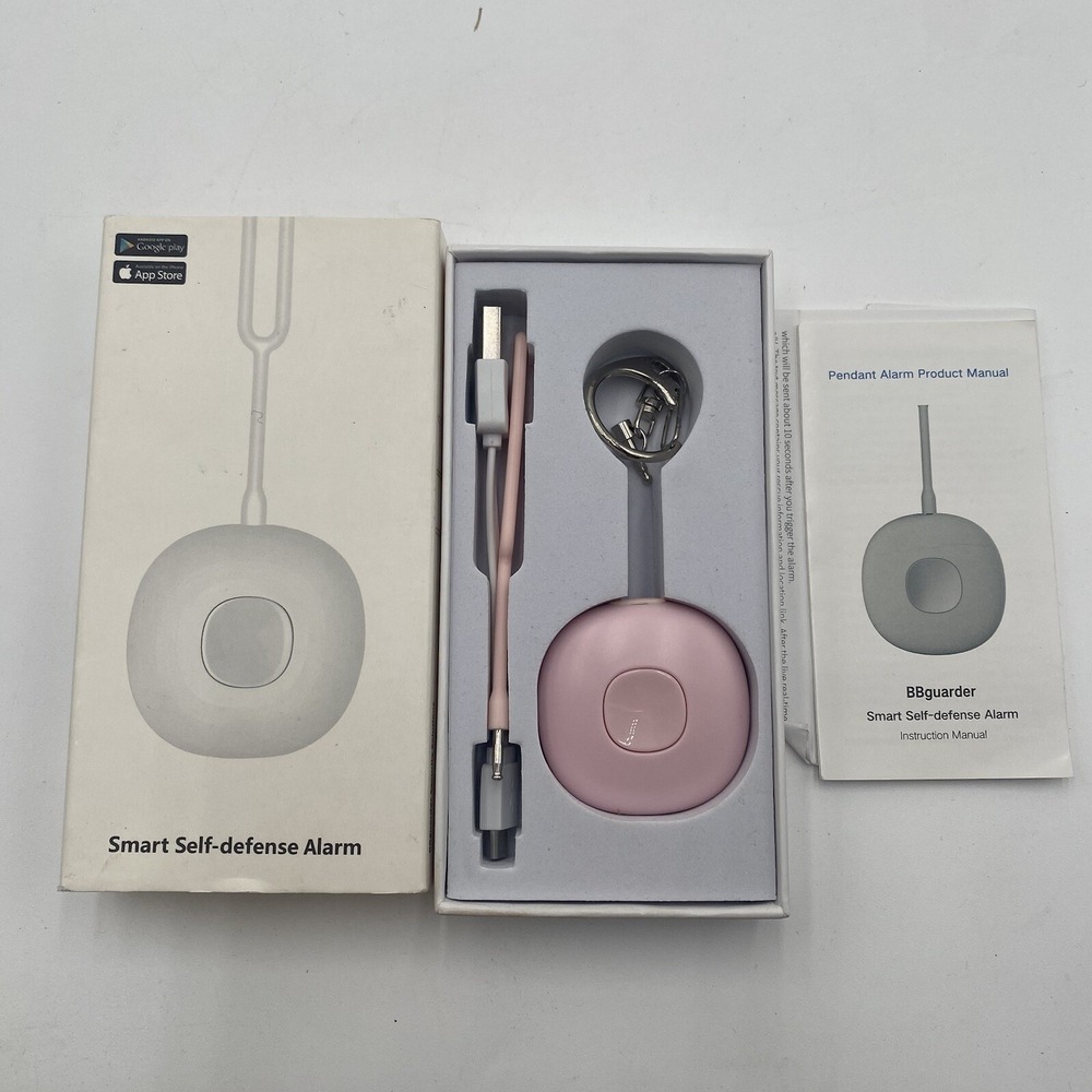 BBguarder Smart Self-defense Pendant Alarm‎ Emergency Self Defense PINK
